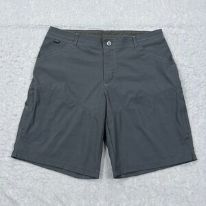 Kuhl Renegade Shorts Mens 36 Gray Nylon‎ Hiking Utility Zip Cargo Pockets 11"